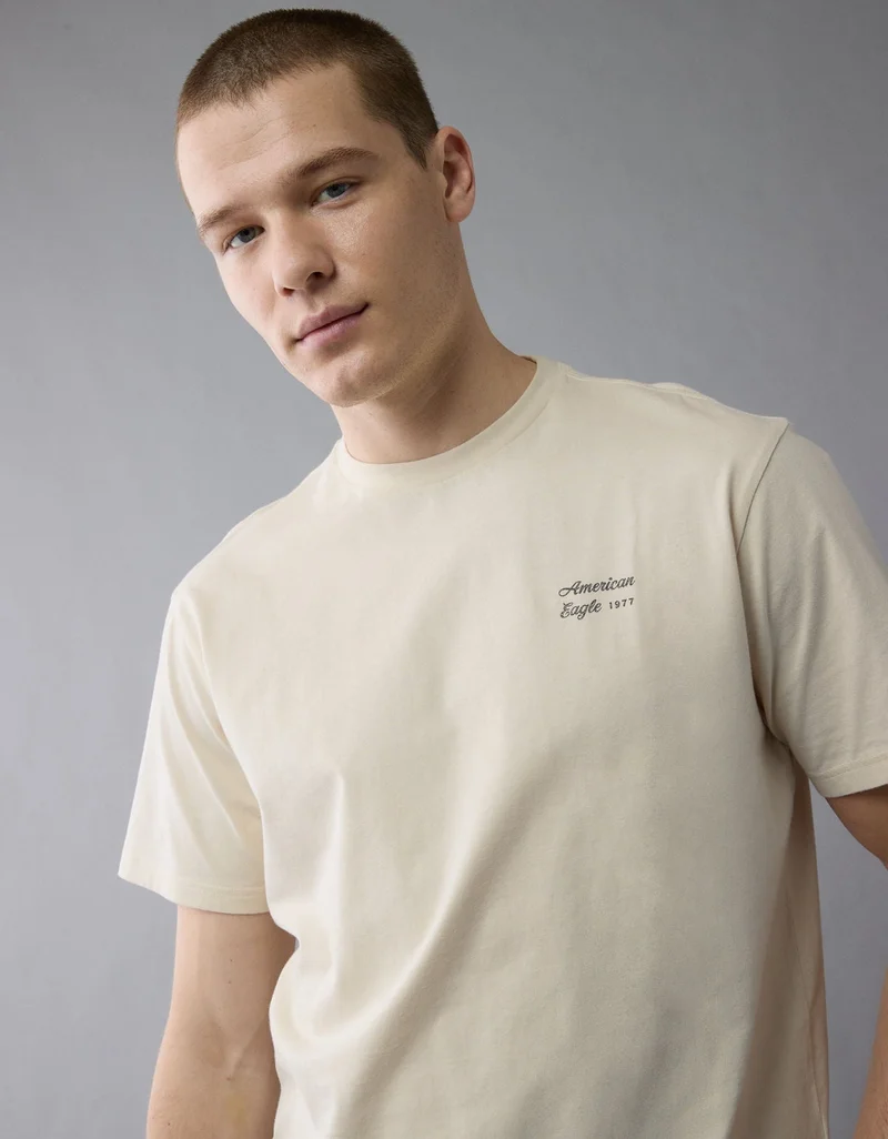 امريكان ايجل تي-شيرت بطبعة شعار